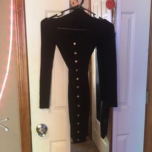 Hera collection black bodycon dress